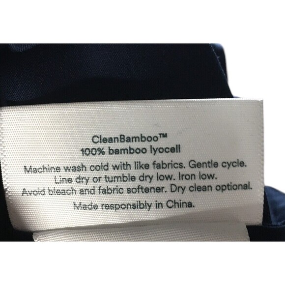 Ettitude Shorts Women's Size XL Navy Stretch 100% Bamboo Lyocell Stretch Light - Picture 6 of 6